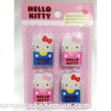 Hello Kitty Eraser Set 4 pcs Included B0078I398W
